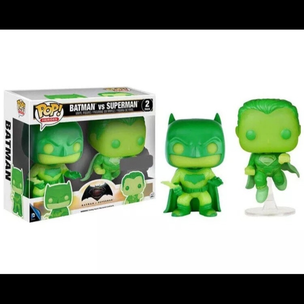 Batman vs Superman 2 pack Funko Pop vinyl figures